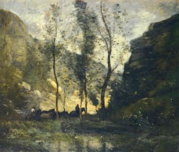 Jean-Baptiste-Camille Corot : Les Contrebandiers